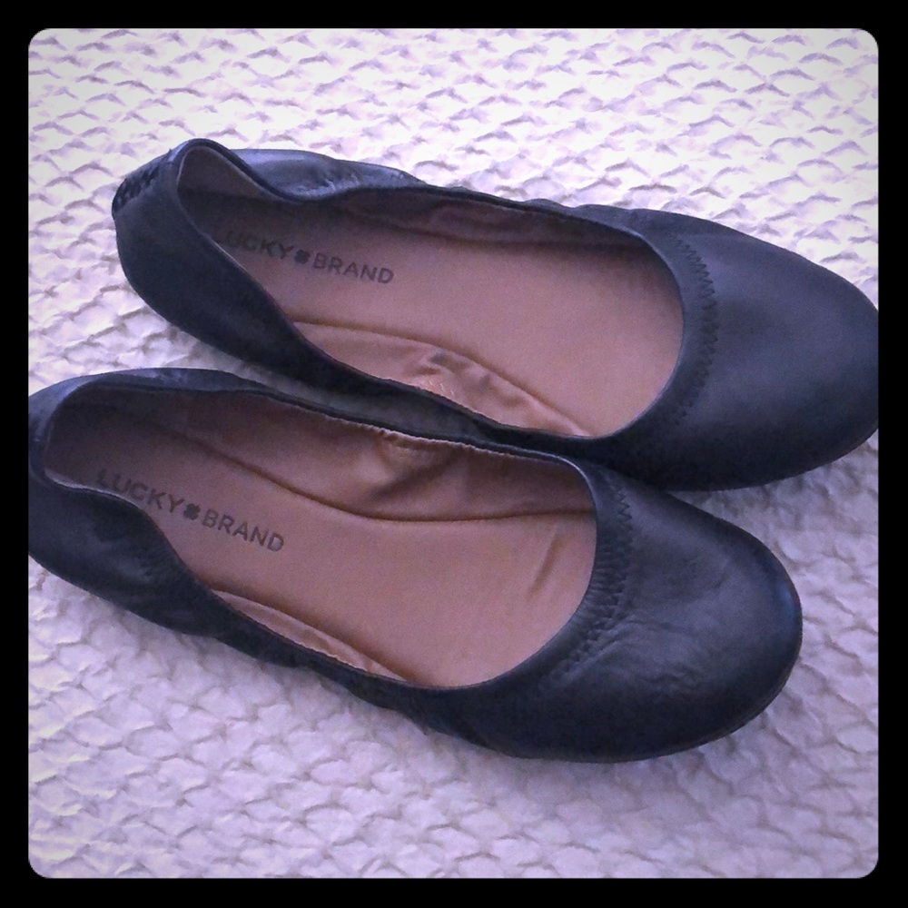 Lucky Brand Leather flats.